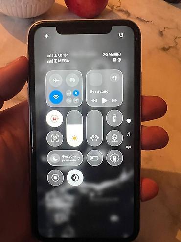 Apple iPhone: IPhone 11, Б/у, 64 ГБ, Белый, Чехол, 91 % — 8