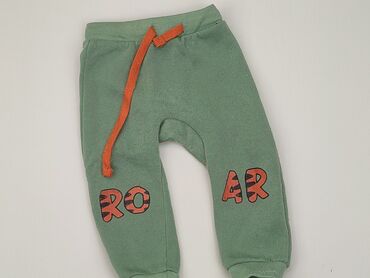 spodnie bojówki dla chłopca: Spodnie dresowe, So cute, 12-18 m, stan - Dobry