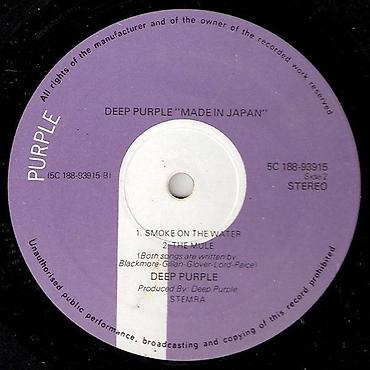 plaka: Vinil val, Rok, 1972 il — 6