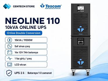 10KVA Tescom Online UPS 10KVA Tescom Online UPS ☑️Yenidir, bağlı