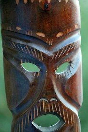 Ostali antikviteti: Maska AFRIČKA umetnost 30cm. Mid-Century. ORIGINAL. Afrička maska — 9