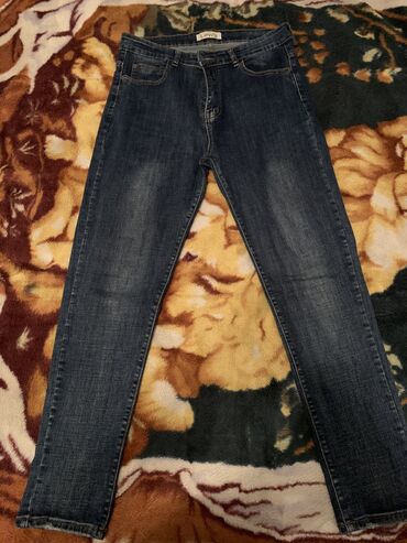 джинсы размер 48 50: Джинсы и брюки, цвет - Синий, Новый
