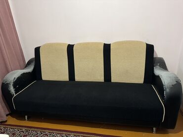 двух спалька: Прямой диван, Б/у, Трёхместный и более