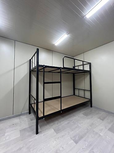bunk bed: Двухъярусная детская кровать, Новый, Железо, цвет - Белый — 5
