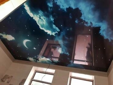 Натяжной потолок: Натяжной потолок Матовое, 3D потолки, Глянцевое Бесплатный замер, Гарантия, Монтаж — 7