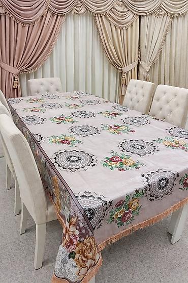 yeni il sufreleri: Məhsul: Naxışlı süfrə kolleksiyası - Material: Parlaq səthli suya və — 5