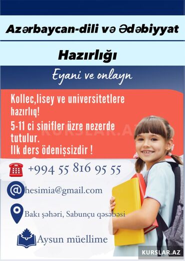 gecə simeni iş: 5️⃣İLLİK TƏCRÜBƏ. Fərdi/qrup online və əyani hazırlıq keçirəm