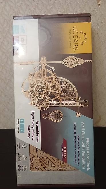 Taxta konstruktorlar: UGears Mechanical Models – Model Aero Clock (Wall Clock with Pendulum) — 6