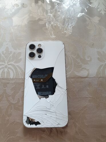 pro h26 white qiymeti: IPhone 12 Pro, 128 GB, White Titanium, Barmaq izi, Simsiz şarj, Face ID