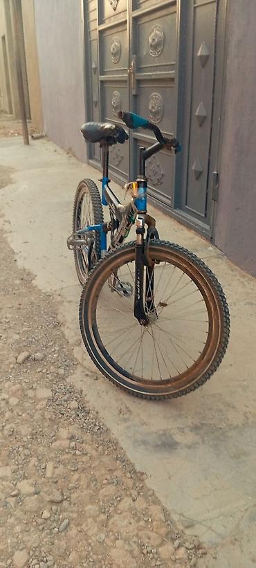 velosiped idman: Orta amarizatırlı dağ tipli velosiped - Rəng: mavi-qara kombinasiyası — 3