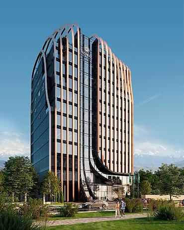 сдаю кв 12 микр: Сдаю Офис целиком: 105 м², В бизнес центре, С ремонтом, С отдельным санузлом, С системой безопасности — 2
