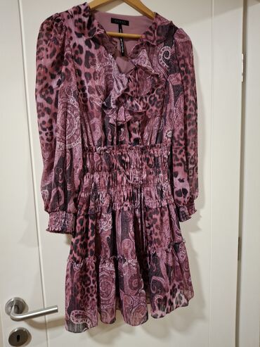 guess mantil zenski: Guess XS (EU 34), bоја - Ljubičasta, Dugih rukava