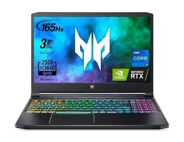 asus predator: Ноутбук, Acer, 16 ГБ ОЗУ, Intel Core i7, 15.6 ", Б/у, Для работы, учебы, память NVMe SSD