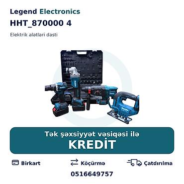 kreditle drel: Elan başlığı: Elektrik alətlər dəsti HHT_870000 4 Elektrik alətlər — 1