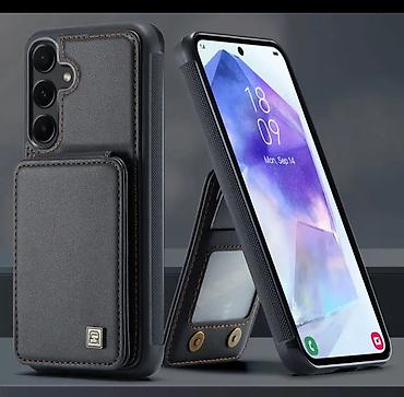 mikro naushnik: Samsung Galaxy A 14 üçün çoxfunksiyalı telefon qabı (pulqabı tipli) - — 2