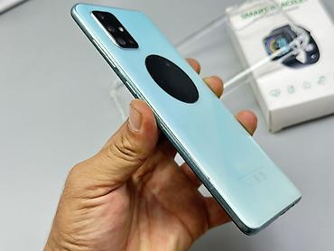 Мобильные телефоны и аксессуары: Samsung Galaxy A71 5G, Б/у, 128 ГБ, цвет - Голубой, 2 SIM — 2