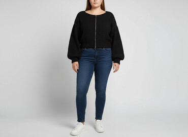 abercrombie fitch bluza z futerkiem: Кардиган жіночий, розмір 4XL