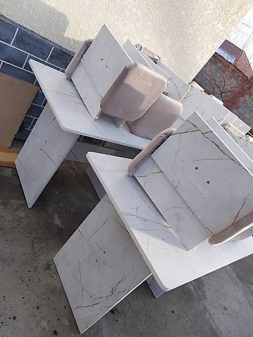 Комплект стол и 4 табуретка новый готовые есть постоянно оптом и at lalafo.kg — 13 Комплект стол и 4 табуретка новый готовые есть постоянно оптом и — 13