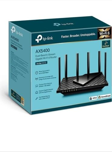 Ravon: TP-Link Archer AX72 (AX5400) Wi‑Fi 6 router - Dual-Band 6-Stream: 2.4