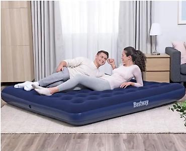 Другое для спорта и отдыха: 🛏️ НАДУВНОЙ МАТРАС BESTWAY 67004 С ВЕЛЮРОВЫМ ПОКРЫТИЕМ 📏 Размеры: ?22 — 10