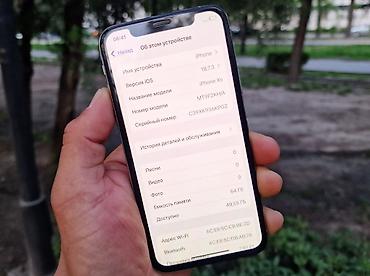 Apple iPhone: IPhone Xs, Б/у, 64 ГБ, Серебристый, Чехол, 100 % — 21