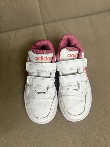 в полоску: Детские кроссовки Adidas оригинал! - Модель: низкие кеды на липучках — 2