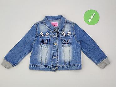 sukienka hello kitty: Dziecięca kurtka jeansowa, 2-3 lat, 92-98 cm, Happy, stan - Bardzo dobry — 2