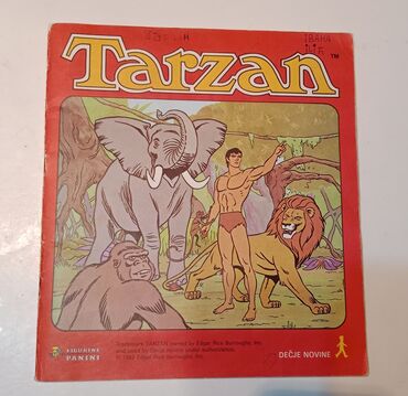 komplet knjiga za 5 razred cena: Album sa slicicama TARZAN 1982.Edizioni Panini *izdanje Dečije novine