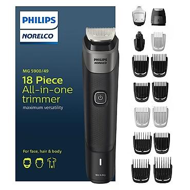 Триммер Philips, Для бороды, Для усов, Для носа и ушей, Нержавейка