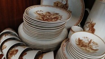 Termoqablar: Nahar dəsti, rəng - Ağ, Farfor