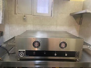 Sənaye tipli konveyerli pizza sobası - Qoşulma: 380 V - İstehsal