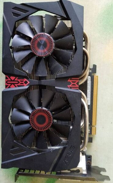 Видеокарты: Видеокарта, Б/у, Asus, GeForce GTX, 2 ГБ, Для ПК