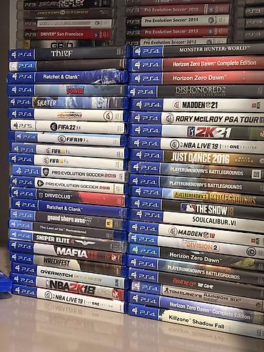 Ps4 diskləri hər biri uyğun qiymətdədir. Salafanda olanlar upakofkadır