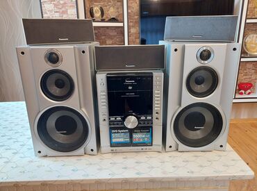 radio usb bluetooth: Panasonic DVD Stereo System – tam komplekt ev kino-teatrı