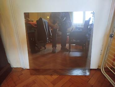 Postolja za stolove: Ogledalo braon staklo sa efektom ogledala. Dimenzije oko 64,4 cm x 64 — 5