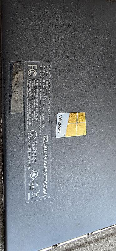 lenovo thinkbook: Lenovo Yoga Book (Model: YB1-X91F) – Windows planşet/noutbuk hibridi — 2