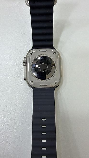 dinamik ocean: Apple Watch Ultra, 49 mm - Korpus: titan və keramika arxa qapaq, safir — 2
