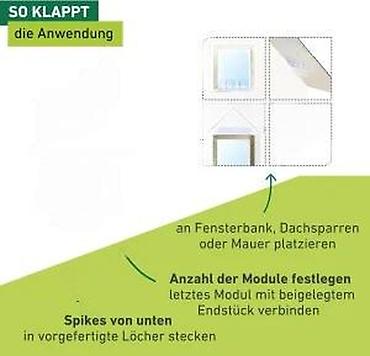 Oprema i sredstva za zaštitu: Windhager Vogel- & Taubenabwehr – Pigeon Starter set, 100 cm — 9