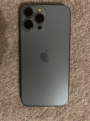 часы smart watch: IPhone 13 Pro Max, Колдонулган, 128 ГБ, Каптама, Куту, 80 %