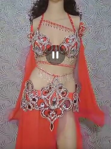 Прокат одежды: Танцевальное платье, цвет - Красный