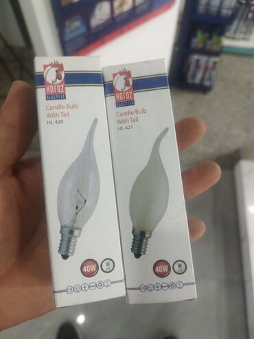 авто лампочки: Лампы накаливания Horoz Electric "Candle Bulb With Tail" предназначены