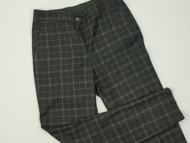 orsay spodnie woskowane czarne: Shein, Material trousers for women, size S (EU 36)