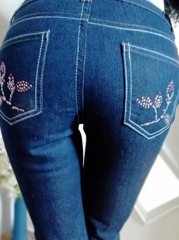Farmerke: FARMERKE DENIM skinny original, nove Vel s. Saljem post expresom — 1