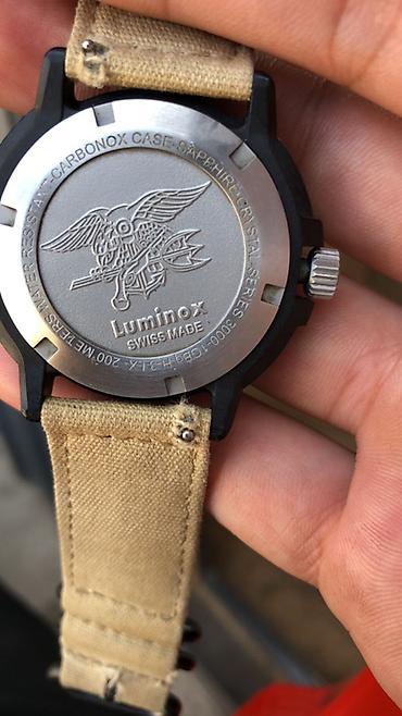 soft shell: Спортивные часы часы, Luminox, Водонепроницаемые, Мужские, Б/у — 2