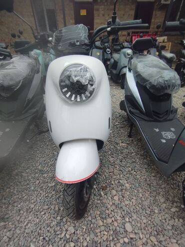 элетро мотоцикл: Скутер 70 куб. см, Электро, Жаңы