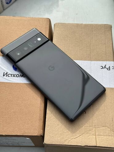 пиксел 3: Google Pixel 6 Pro, Колдонулган, 512 ГБ, түсү - Кара, 1 SIM, eSIM