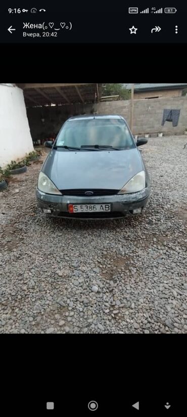 жип машына: Ford Focus: 2002 г., 2 л, Механика, Бензин, Седан