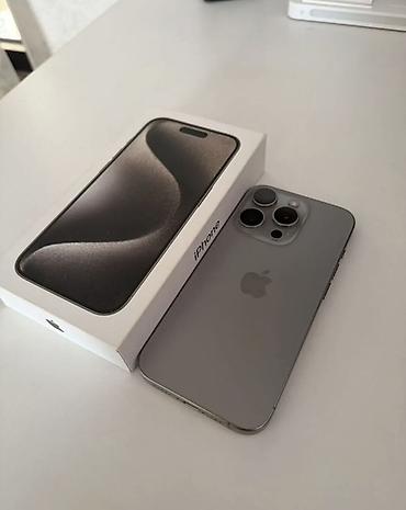 iphone 12 plus: IPhone 15 Pro, Б/у, 256 ГБ, Natural Titanium, Коробка, 82 % — 3