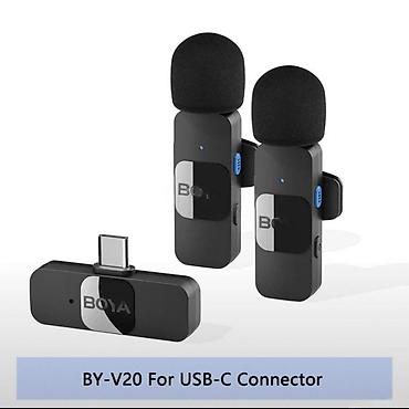 Yaxa mikrofonu "Boya BY-V2" Boya V2 yaxa mikrafonu Boya BY-V2 və