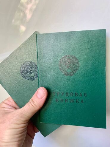 трудовая книжка бишкек: Продам новые бланки трудовых книжек 40 страниц - 50 сом 80